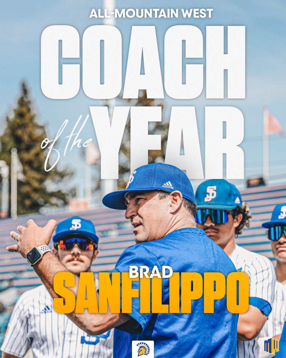 SanJoseStateBSB's tweet photo. No. 1⃣ seed, No. 1⃣ coach!

Congrats to @CoachFlipSJSU 👏

#AllSpartans https://t.co/JG9rwAJNLj