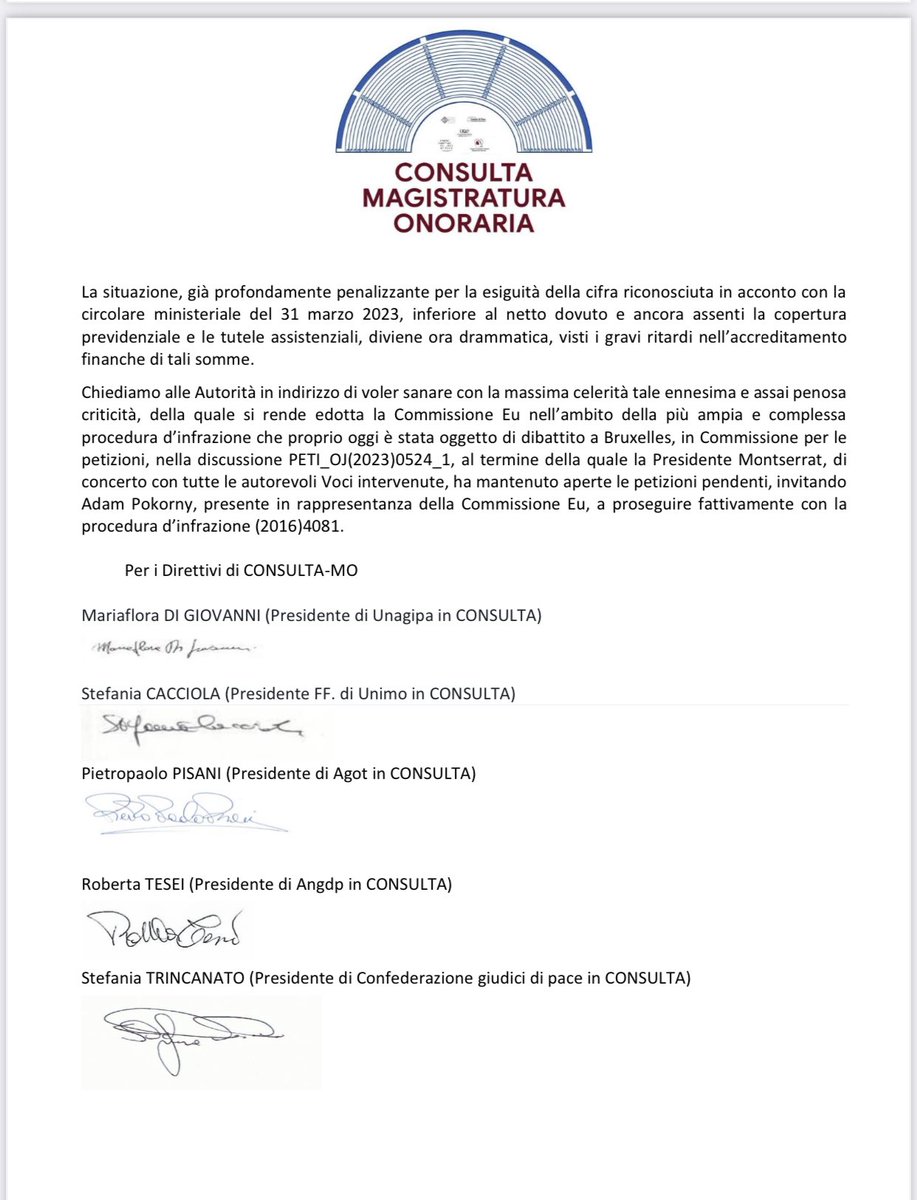 COnoraria's tweet photo. #giustizia #magistrati https://t.co/0SYpkLecEN