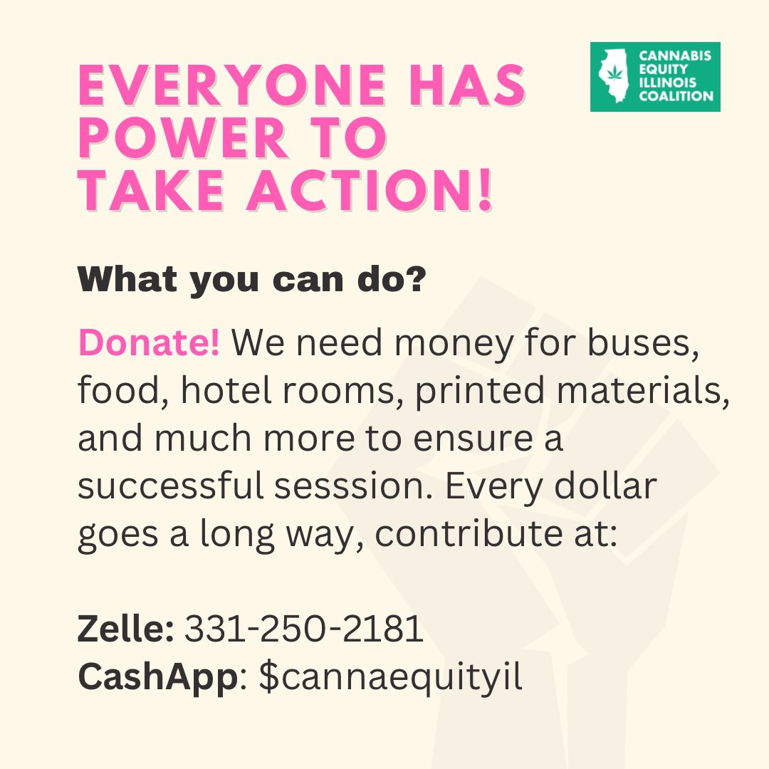 We need our community to call your lawmakers and demand they advance Rep Ford’s SB1559! Find your members/script: Bit.ly/OutreachHelp! #CannaEquityIL