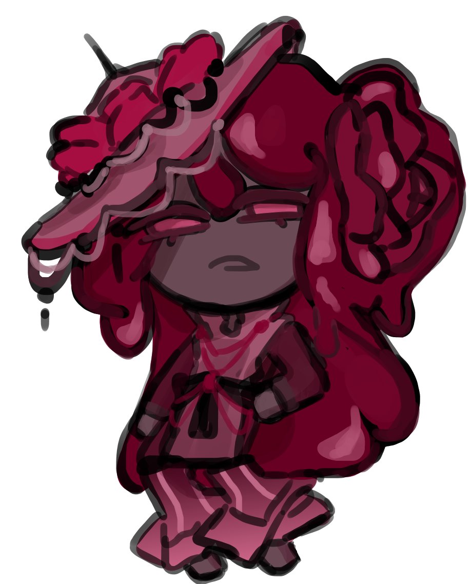 rose jam cookie I did today! #cookierunoc #oc