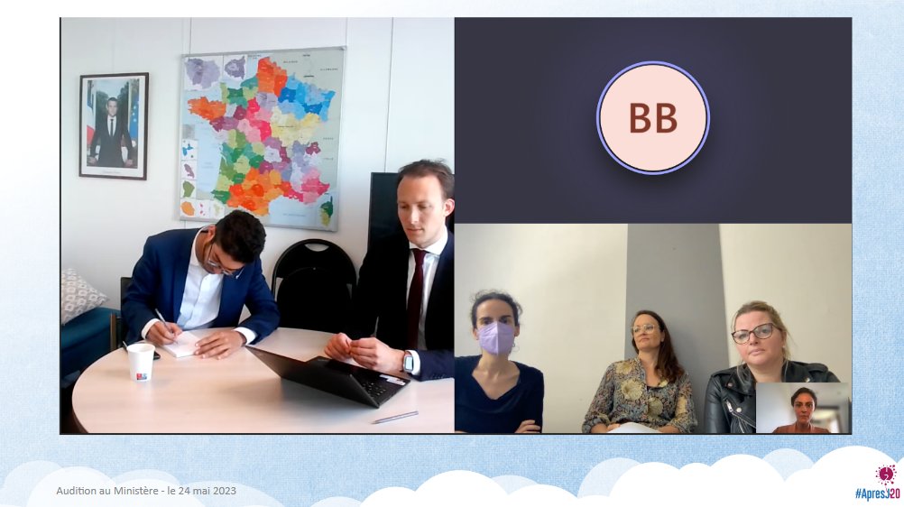 Le 24 mai 2023, <a href="/apresj20/">ApresJ20 - Association Covid Long France</a>  &amp; son collectif de Poitiers ont été reçus, à leur demande, par 
👉Mr <a href="/AMN_Mansouri/">Amin Mansouri</a>, conseiller spécial chargé de la démocratie en santé, des territoires et de l’international, 
👉Mr <a href="/evanmalczyk/">Evan Malczyk</a>, conseiller sécurité sanitaire 

🧵⬇️ A lire ! #ApresJ20