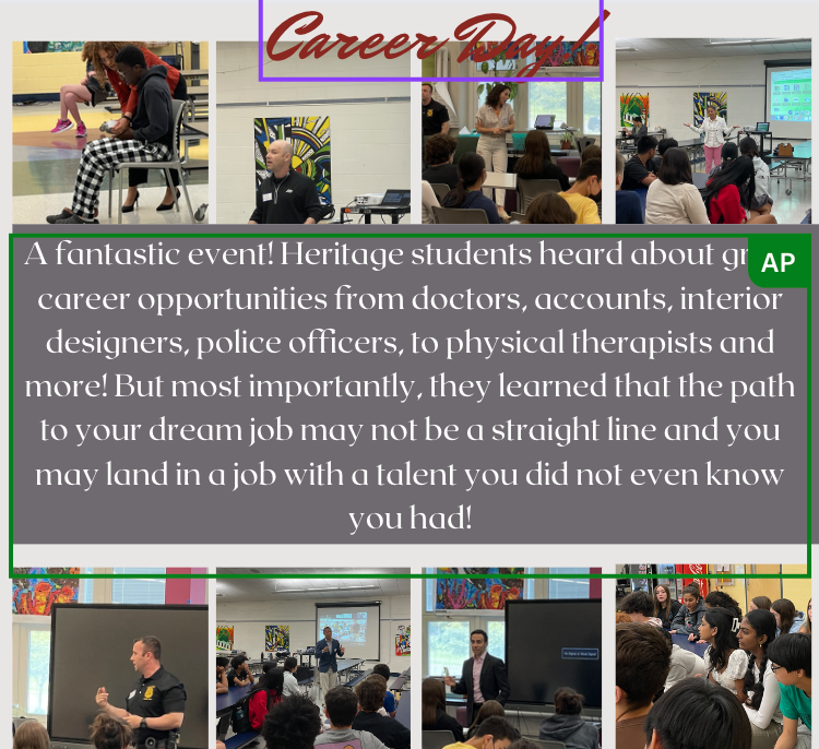Heriage Career Day May 24!