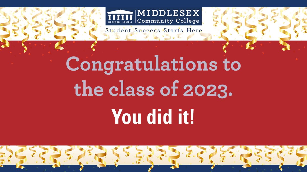 middlesex_cc's tweet image. Congratulations to the Class of 2023 – you did it! #MCCgrad #MCCpath