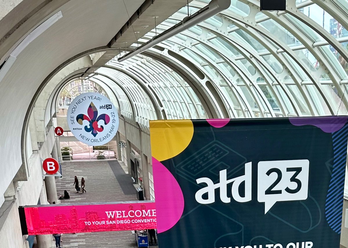 aoliverax's tweet image. Great week in #atd23 
Learning &amp;amp; networking.
See you next year at #ATD24 in New Orleans!