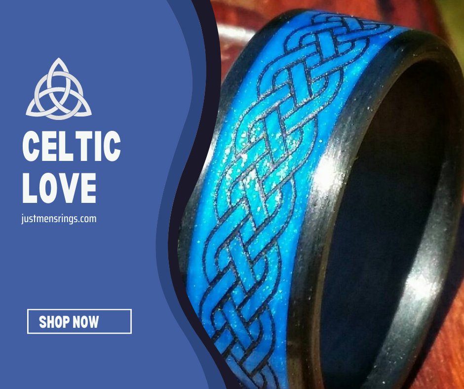 The Celtic design has multiple meanings, express yourself.
.
zurl.co/OgkH 
.
#CelticRings #MensRings #MensWeddingBands #CelticJewelry #justmensrings #UniqueRings #CelticStyle #WeddingAccessories #GiftForHim #mensfashionrings