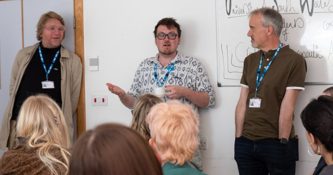 HearthGallery's tweet photo. An enormous thank you to the artists, patients, and staff for attending and taking part in the event on Monday 15th May, celebrating the opening of the ‘Affinity: A Celebration of Connection' exhibition.

Read more here: https://t.co/KqZPMMUuIs https://t.co/rG2PxmhwDe