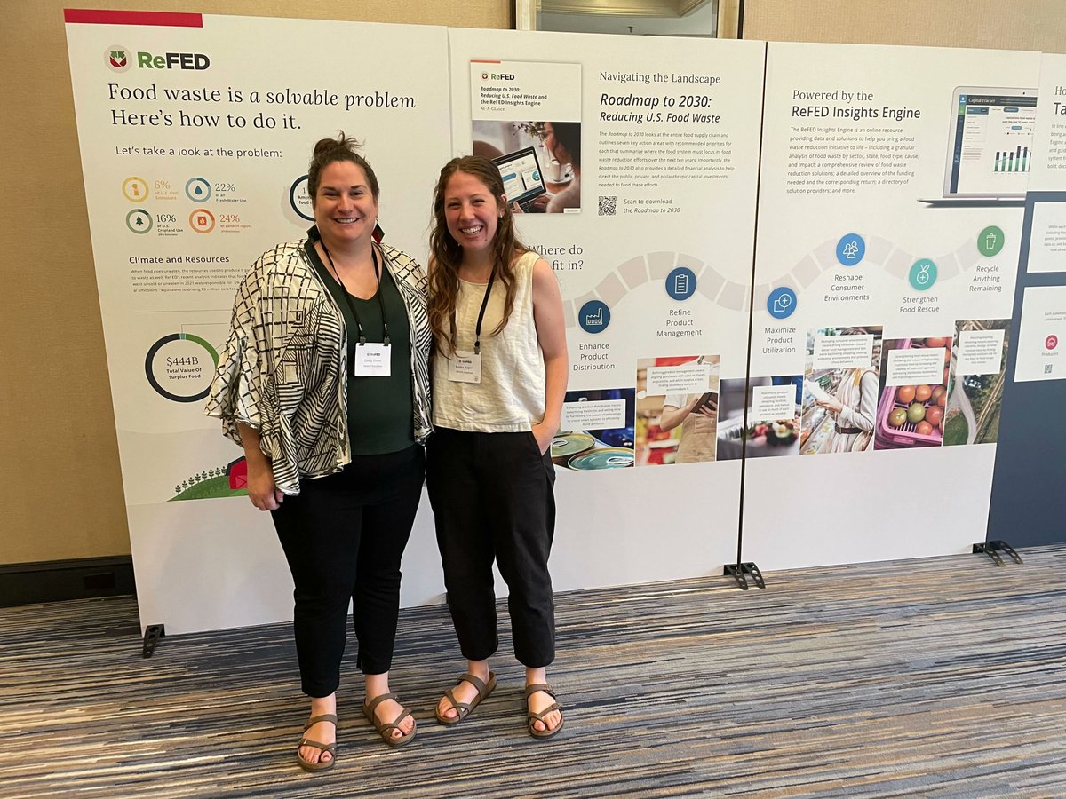 WeRecoverFood's tweet image. Last week our Senior Program Managers, Emily and Kenna, attended the ReFed conference in St. Louis! It was amazing to see so many folks from the food industry come together to share ideas, discuss solutions to food waste, and attend the conference field trips.

#ReFed #stlouis