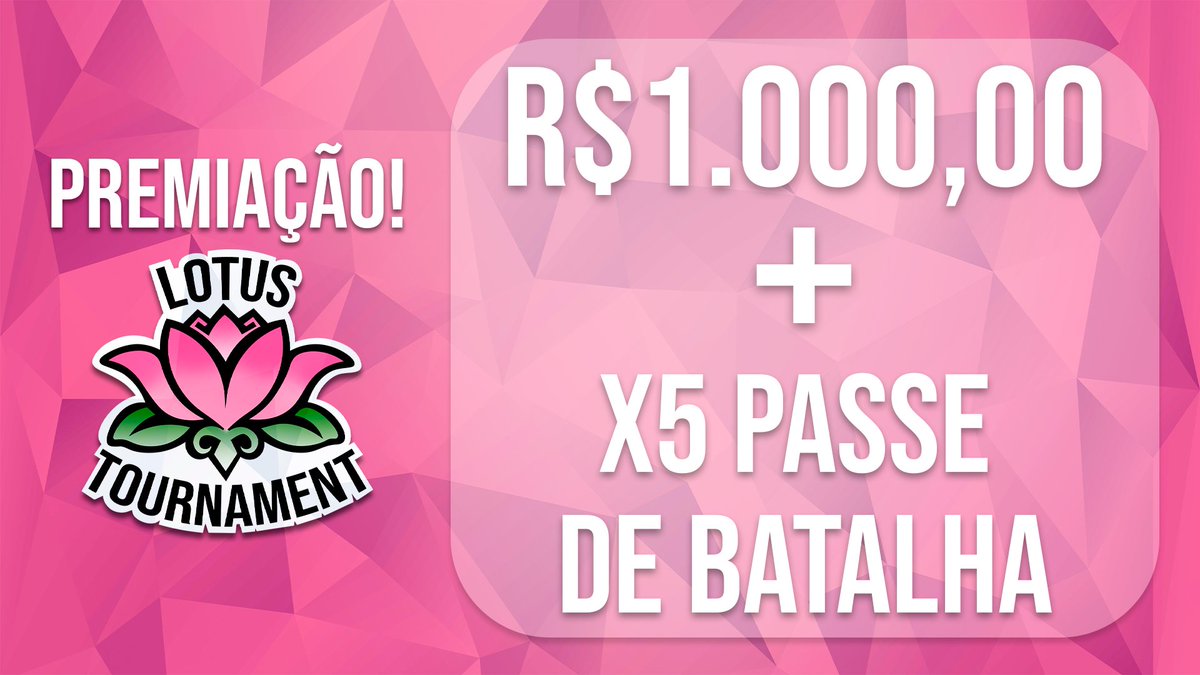 LotusTournament's tweet photo. Atenção meninas! Novidades sobre a premiação! https://t.co/RTdiubeGvl