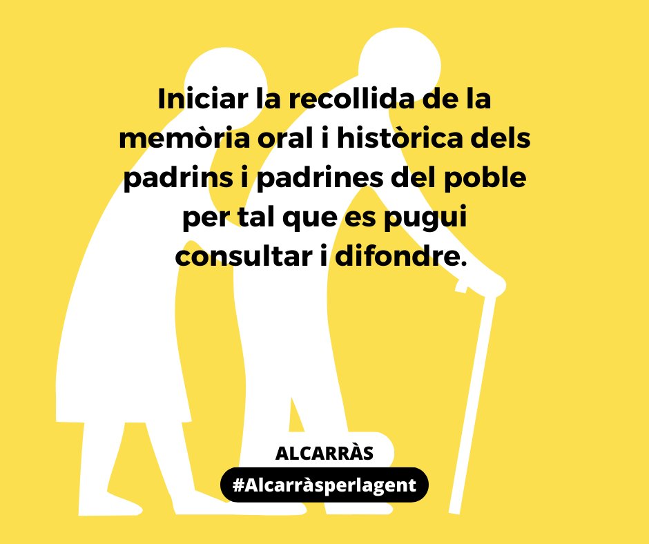 ▶️ EL NOSTRE PROGRAMA: bit.ly/ercalcarras En ell hi trobaràs el projecte de poble en què creiem ✊.