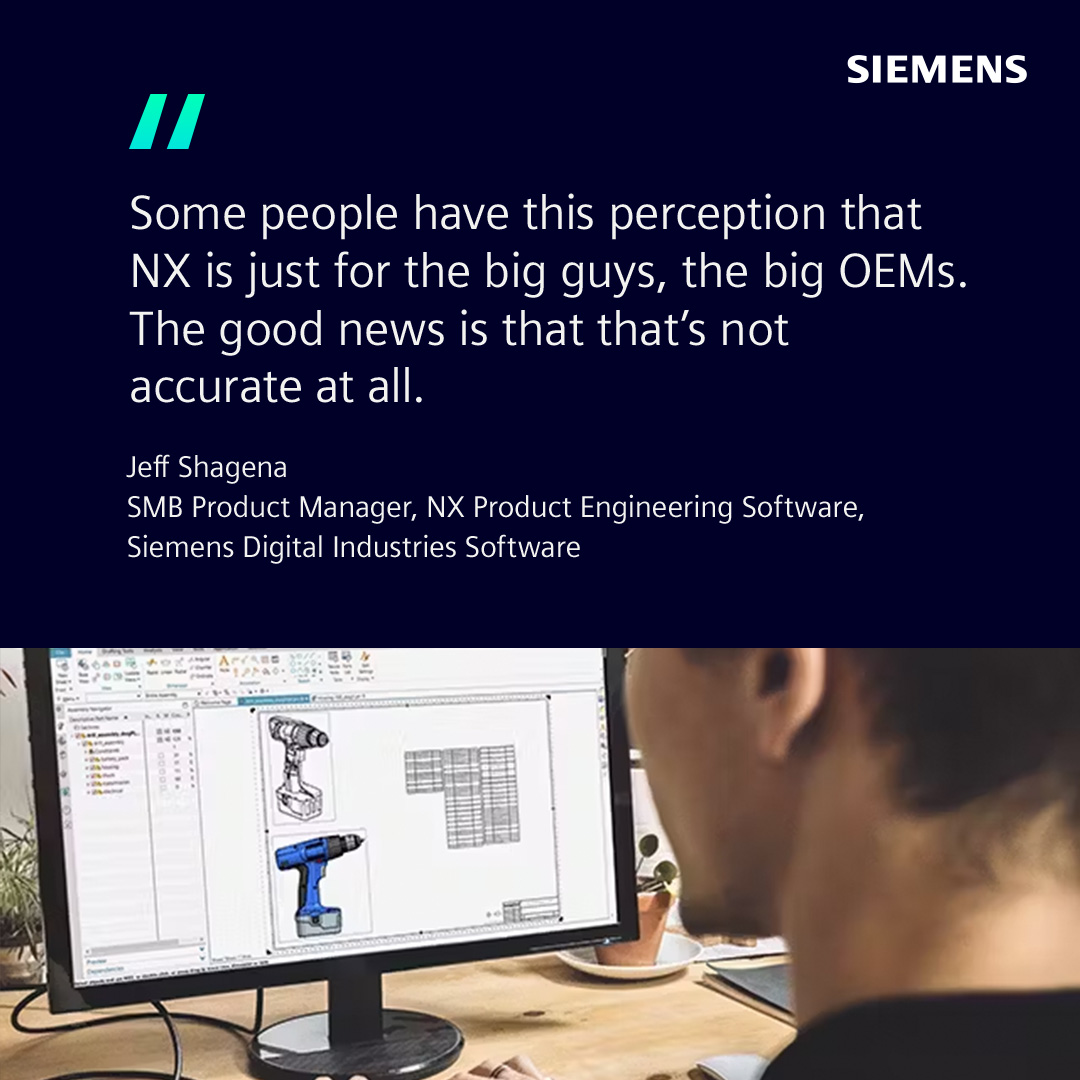 AutomatedCowboy's tweet image. NX CAD offers different licensing and packaging options, and is the perfect fit for a company of any size or age. Learn how Siemens continuously improves the software from listening to customers on the #NextGenerationDesign Podcast.

🎧 sie.ag/3MTVQsg

#NXMakesItReal
