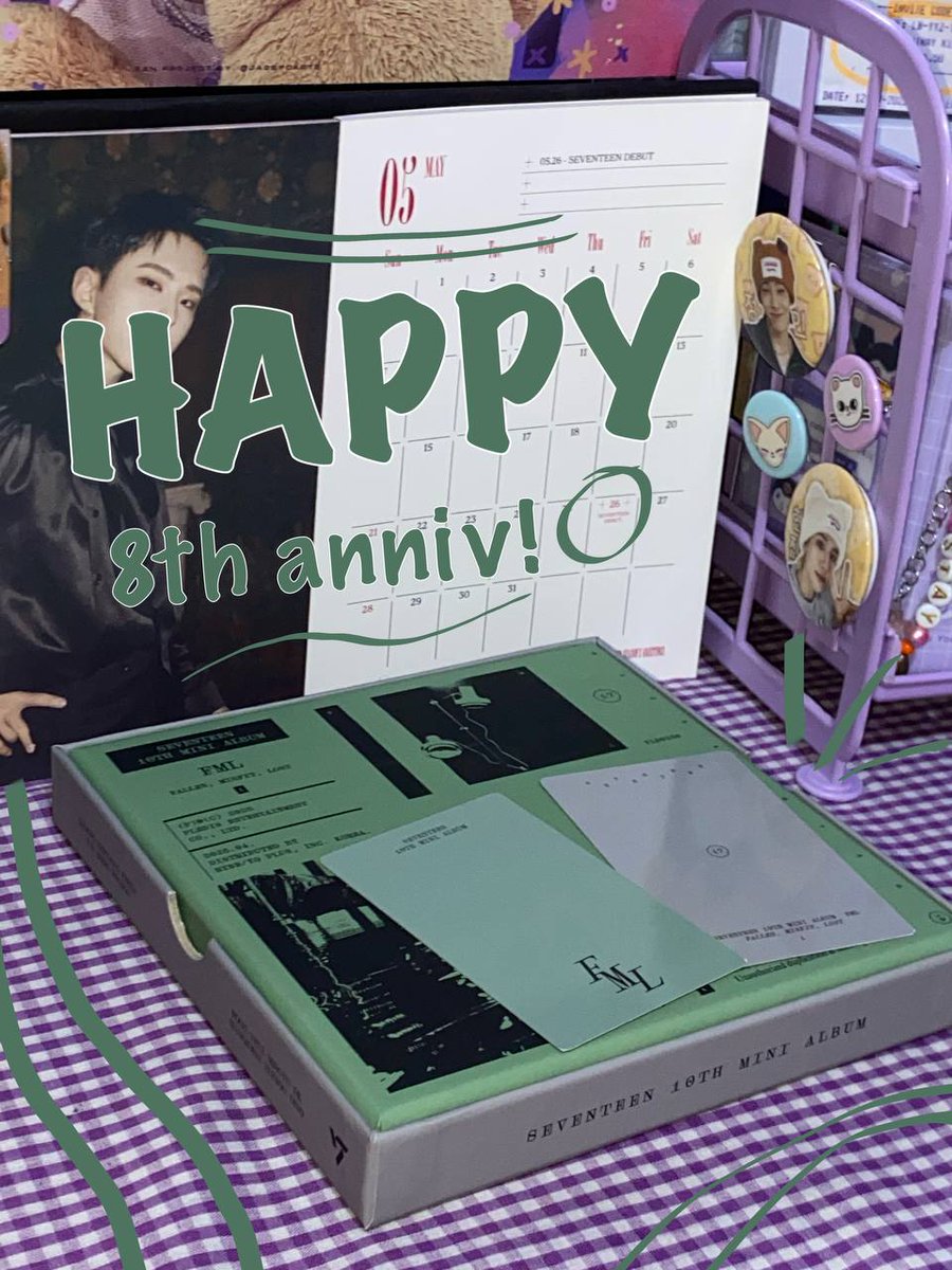 jassycarts's tweet photo. ✧ SEVENTEEN's 8th ANNIVERSARY MINI GIVEAWAY

— 1 winner of unsealed FML ALBUM (complete inclusions with 2 photocards)
— 1 winner sealed FML Carat Ver. (STBO)

mechanics :
• rt &amp; like
• free sf ><

~ ends may 26, 11:59pm

#HAPPY_SVT_DAY 
#SVT_8th_Anniversary 
#8Years_with_CARAT https://t.co/GVi918cu4O