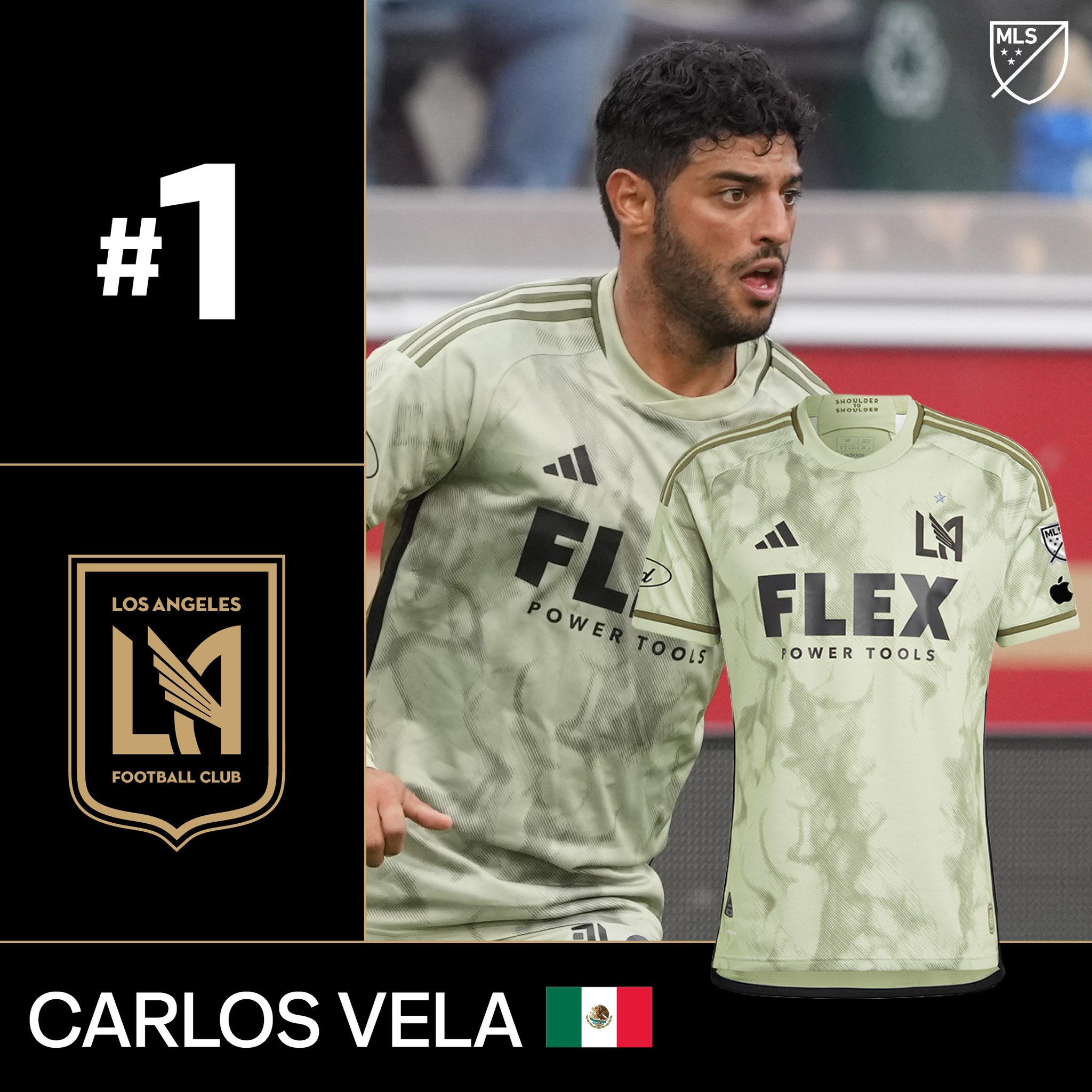 Our Esquina on X: Mexican superstar Carlos Vela's @LAFC jersey is the top  selling #MLS jersey. Mexican national team's all-time leading scorer  Chicharito Hernandez's @LAGalaxy jersey is the 4th most popular. @11carlosV
