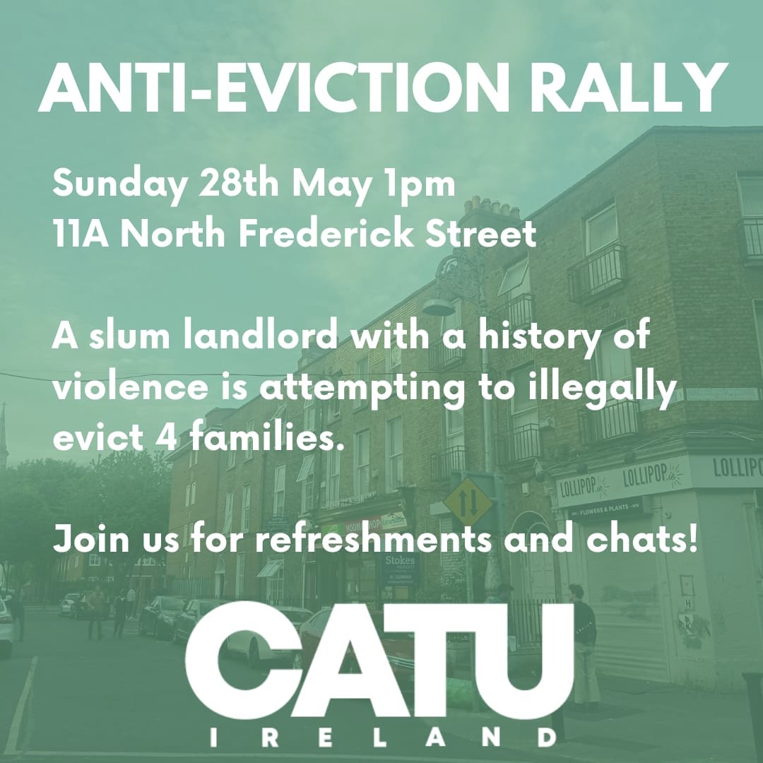 This Sunday, 1 pm! Come join the members of <a href="/CATU_MjoyDorset/">CATU Mountjoy/Dorset</a> at the anti-eviction rally.