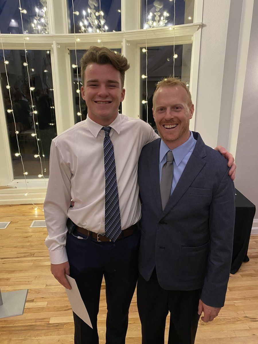 I couldn’t have asked for a better coach for my first year running track. Thank you coach Hazzard for putting so much time and effort into not only teaching me AP World history, but also how to run 110 and 300 hurdles. Cant wait for next season! #eagledna