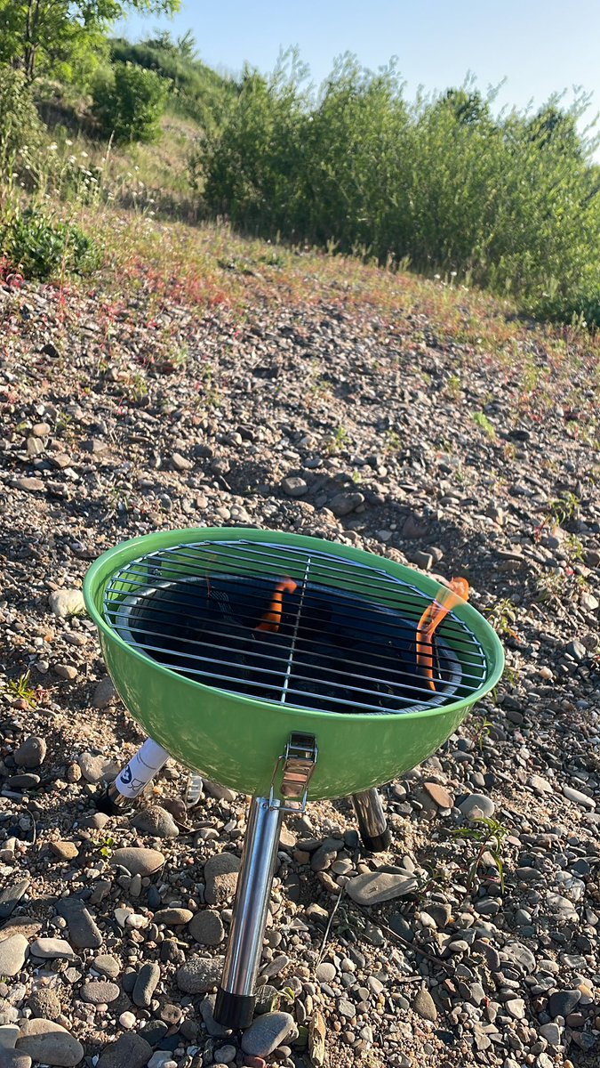Berko heute am grillen