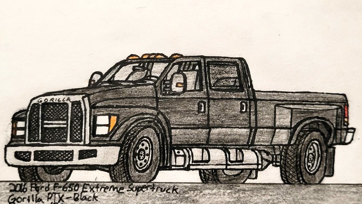 '16 gorilla ptx (ford f-650 extreme supertruck)
big boys w/ the big trucks, feel so clean like a money machine