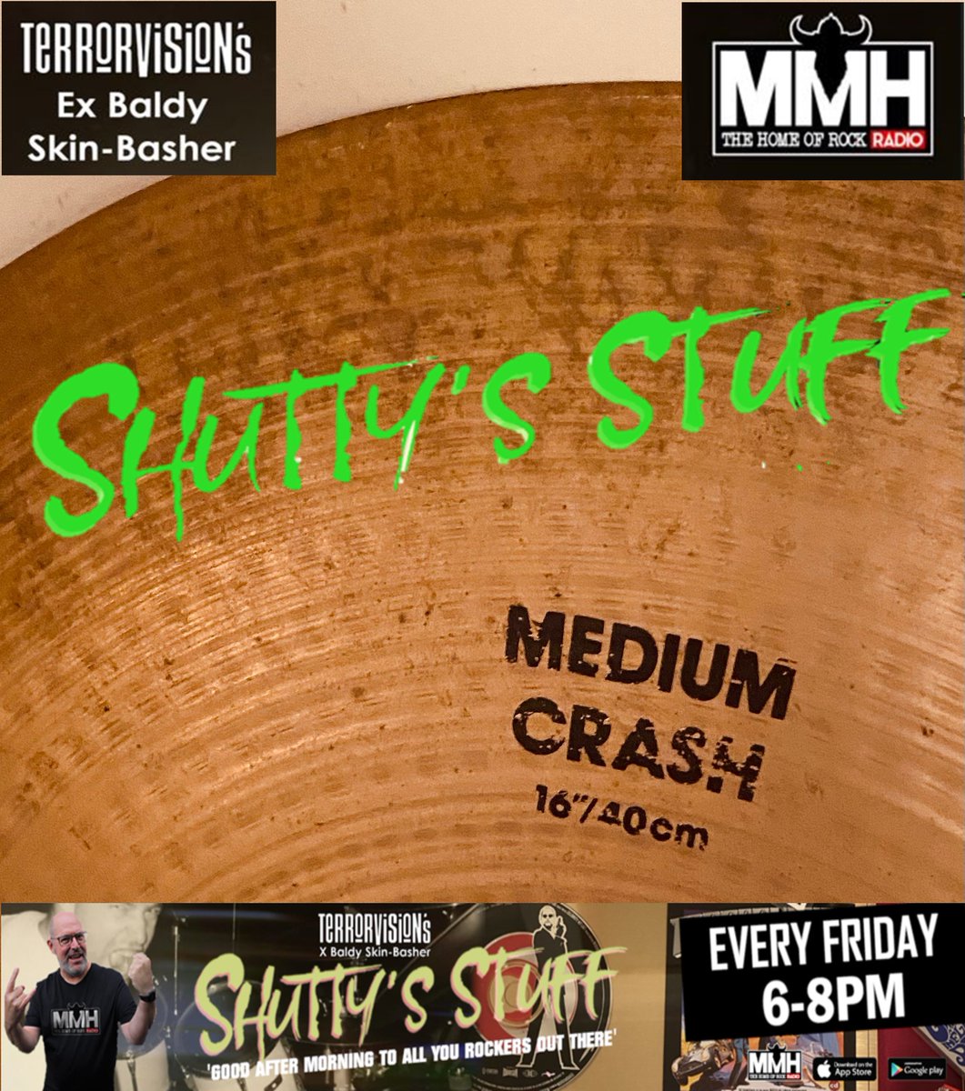 Shutty's Stuff is on Fridays, 6pm til 8pm on @MMH_Radio 
Last week's podcast can be found on the MMH app - download and play loud

This week's tunes:
@alienantfarmAAF 
@Aerosmith 
@terrorvision 
@WhiteZombie
@MotleyCrue
@BlackSabbath 

#MMHRadio  #Terrorvision  #ShuttysStuff