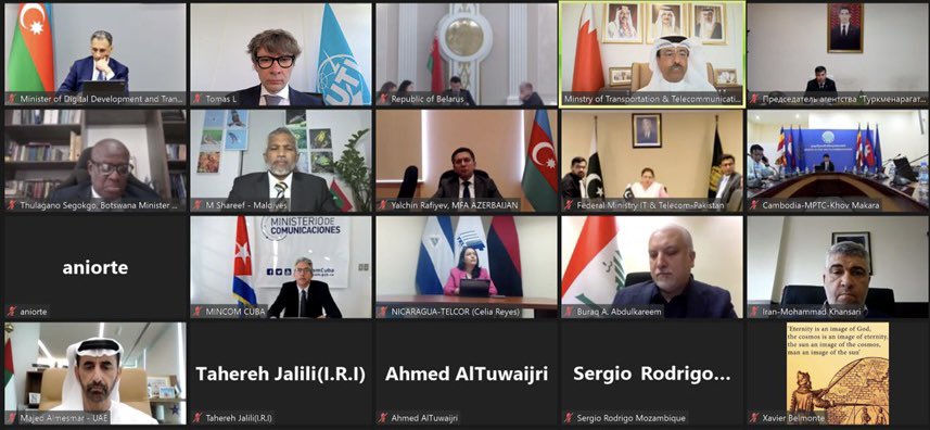Discussed importance of #DigitalDevelopment to rescue #SDGs w/ #NonAlignedMovement #ICT Ministers - focus on:
🔹#UniversalConnectivity 
🔹🌿#GreenDigital transition
🔹#partnerships to leverage tech for good
Need to build inclusive, equitable &amp; sustainable #DigitalFuture for all