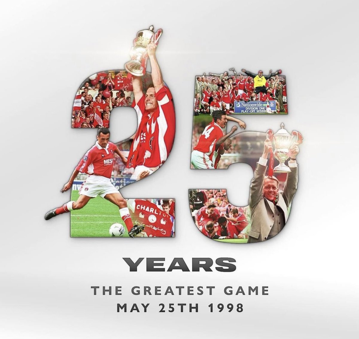 I got 3 photos on the 25 years montage xx what a day at the original Wembley❤️it don’t get much better than that ❤️🔴⚪️🏆❤️CAFCWembley 98!!