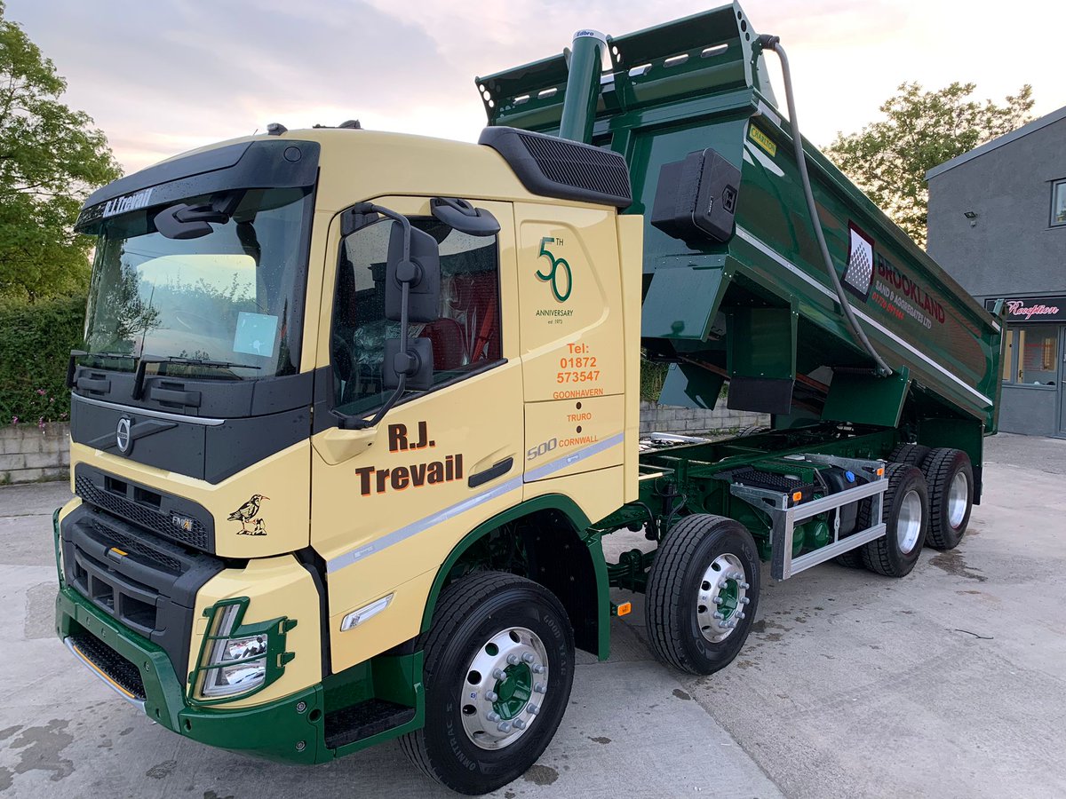 2K Coachworks (@2kcoachworks) on Twitter photo Another colour code project plus chassis paint and sign write this time for RJ Trevail who are celebrating their 50th Anniversary...there's going to be a lot of new #trucks around #Cornwall from mid June after <a href="/RoyalCornwall/">Royal Cornwall Show</a> #Show ! <a href="/VolvoTrucksUK/">Volvo Trucks UK</a> <a href="/kevwills1612/">Kevin Wills</a> #Volvo Another colour code project plus chassis paint and sign write this time for RJ Trevail who are celebrating their 50th Anniversary...there's going to be a lot of new #trucks around #Cornwall from mid June after <a href="/RoyalCornwall/">Royal Cornwall Show</a> #Show ! <a href="/VolvoTrucksUK/">Volvo Trucks UK</a> <a href="/kevwills1612/">Kevin Wills</a> #Volvo