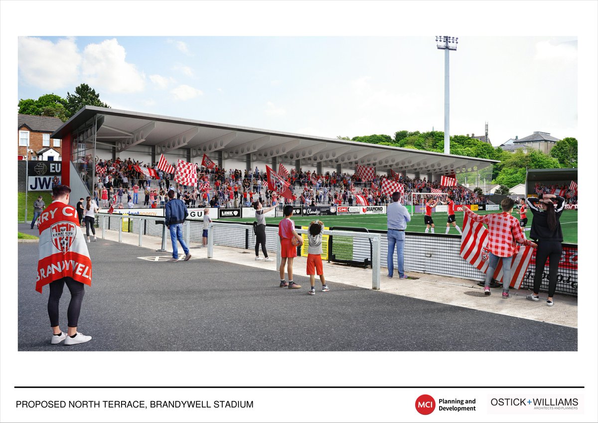 REVEALED! Derry City's proposed new North Terrace at the Ryan McBride Brandywell Stadium will hold almost 3,000 supporters! @derrycityfc #derrycity 
derryjournal.com/sport/football…