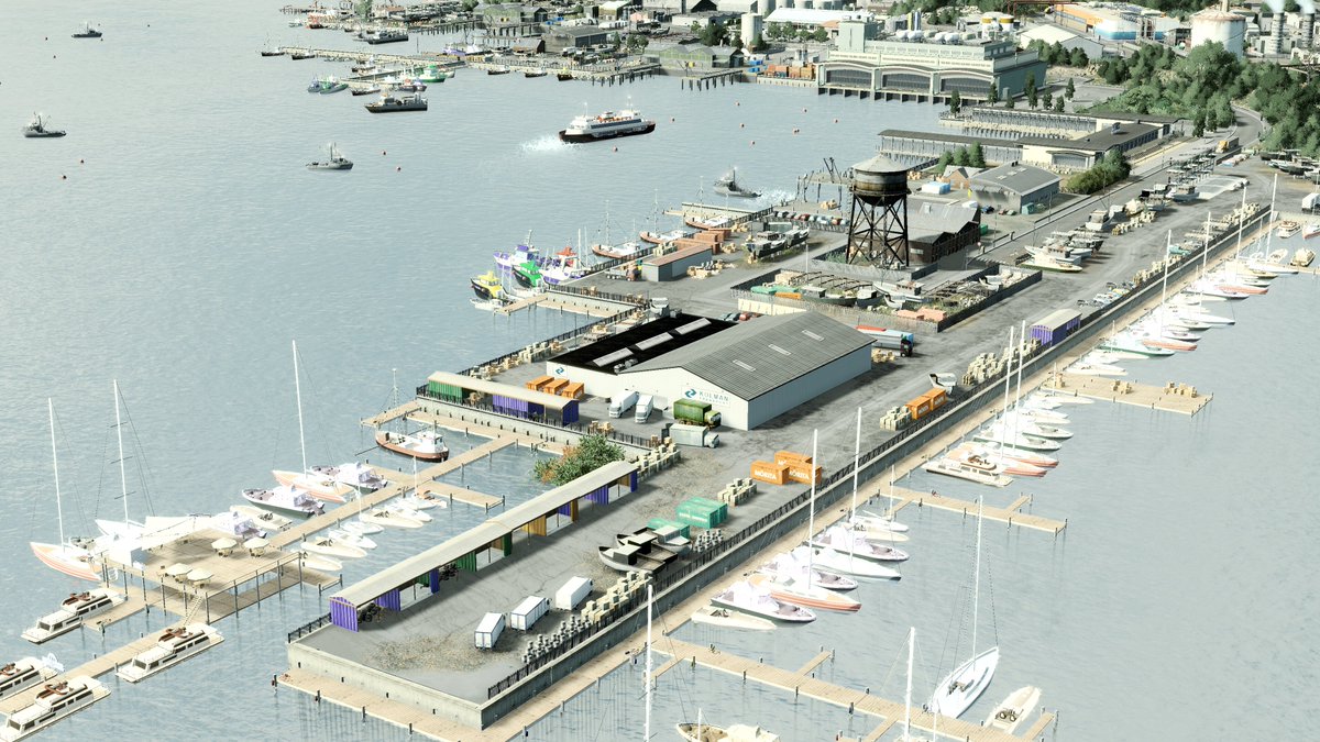 #Nomasburg returns #Tomorrow. Join me for an update as we extend the fishing docks #CitiesSkylines