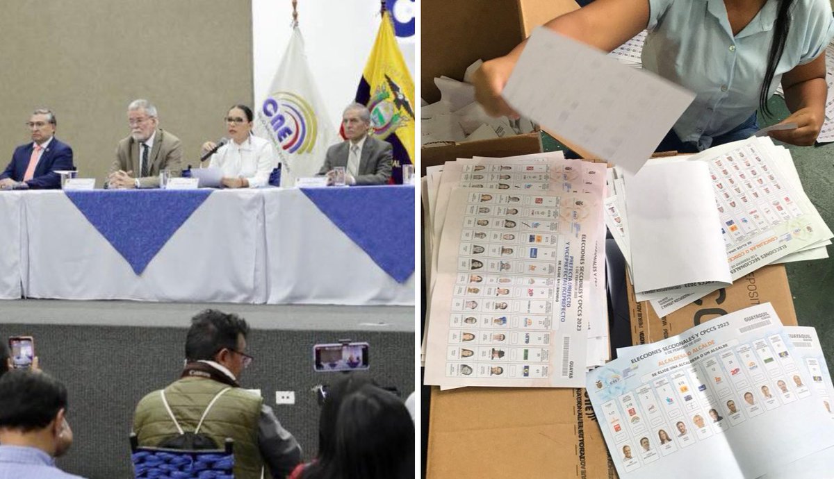 OscarAyerve's tweet image. EL FRAUDE ELECTORAL EMPIEZA EN LAS JUNTAS RECEPTORAS DEL VOTO 
Pese a las múltiples denuncias los miembros de Mesas Electorales serán los mismos que participaron en las elecciones del 5-02-23.
La única forma de garantizar democracia y transparencia es cambiar a los Vocales de la…