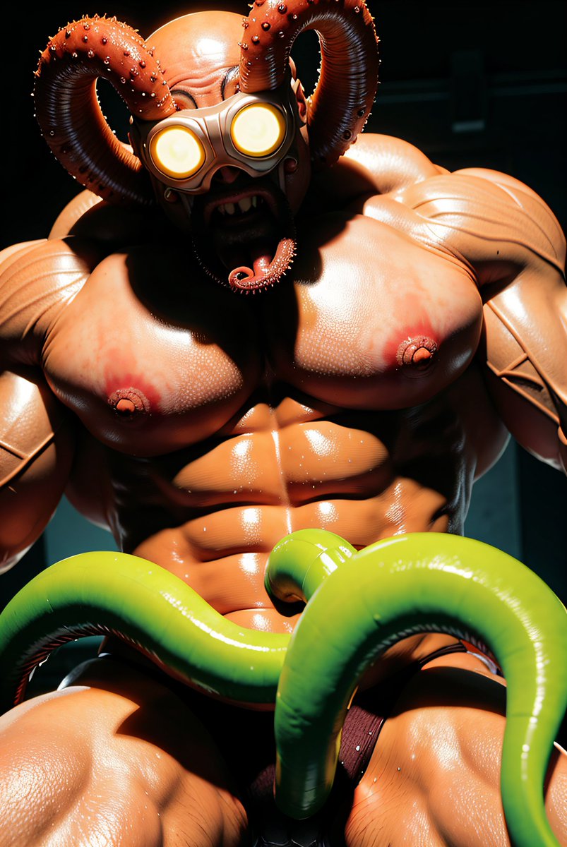 Musclexy's tweet photo. "Who will reign supreme in the battle between my soldier and the tentacle monster?" 🔥👀💪🐙🔥 #BattleOfTheBeasts #TentacleTakedown #SoldierStrong #MonsterMash #DominanceDisplay
*Note: AI Generated Men* #AIMUSCLE #AIMuscleXXX https://t.co/YqcBKPgzNl