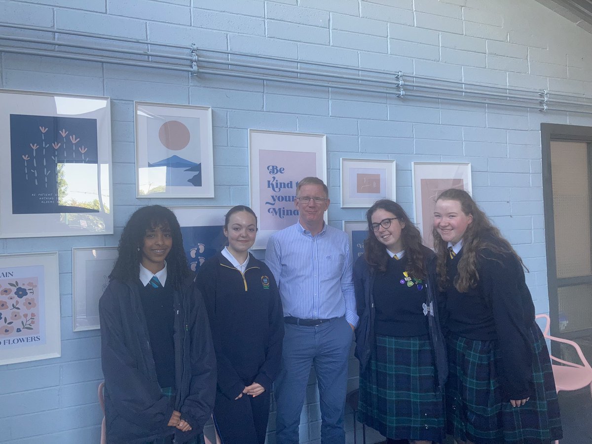 Such a humble gentleman who has made such an impact on @colaistebride. Our students took to the intercom to thank <a href="/stevemcentegart/">Steve Mc Entegart</a> for all of their favourite things he brings to our community as a DP. #schoolrules #support #costumes #intercom #bees #legend #legacy #34years