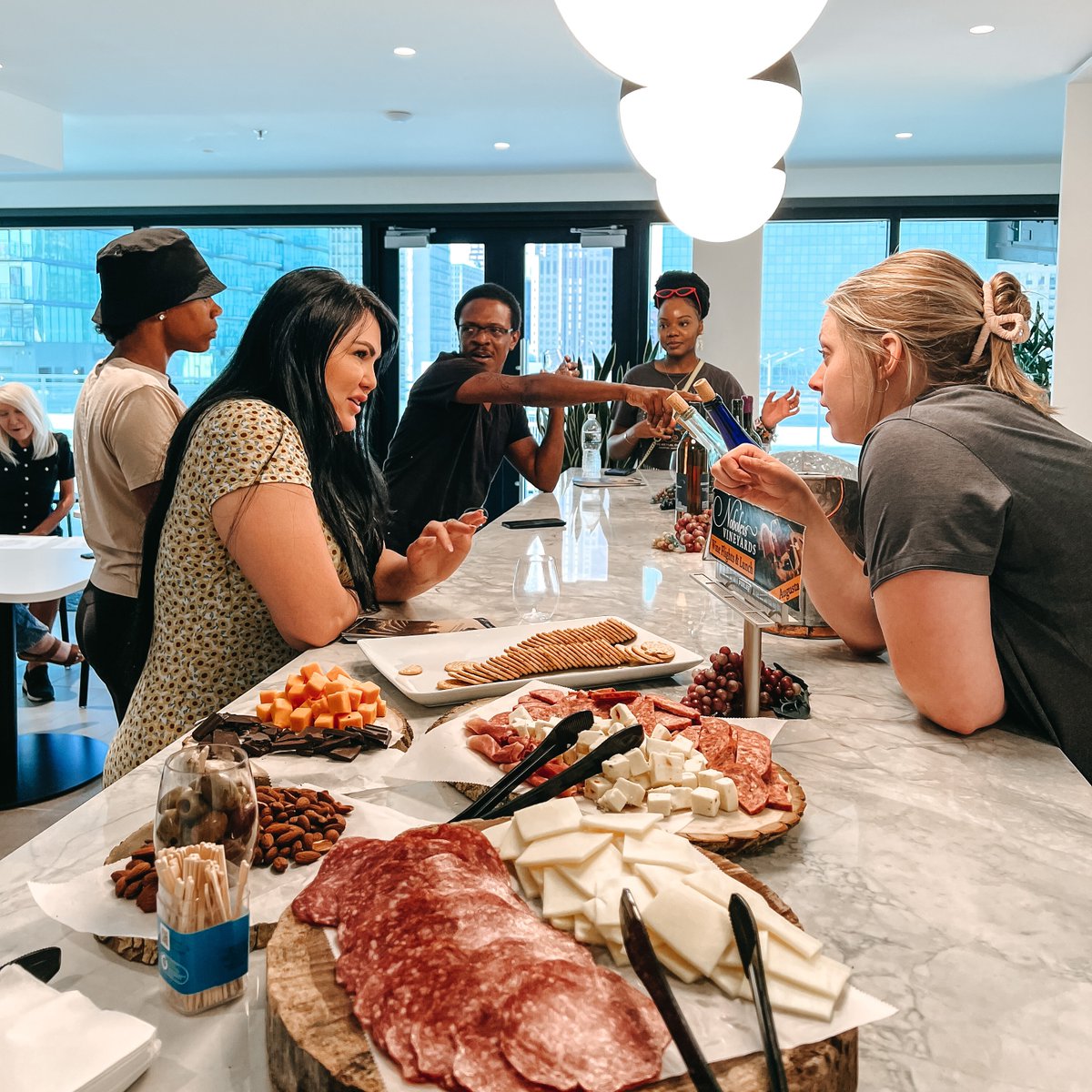 BallparkHeights's tweet photo. Cheers to neighbors who become friends 🍷

Thanks to @noboleis_vineyards for walking us through a delightful spread of wines last night!

#residentevent #ballparkheights #downtownstl #noboleisvineyards #winetasting #neighbors #stlliving https://t.co/PJmTlArIh1