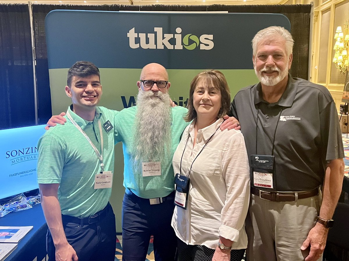 tukios's tweet image. Kevin and Nick rockin’ the Louisiana/Mississippi show. 

#funerals #funeralwebsites #funeraltechnology #tradeshows #funeraldirectors #funeralhomes