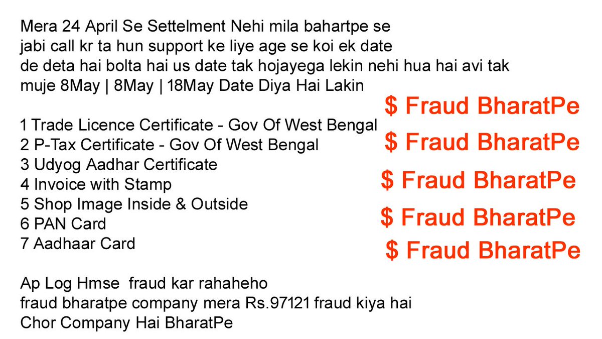 rechpayinfotech's tweet photo. @bharatpeindia 
@RBI 
@aajtak 
@AmitShah 
@NPCI_NPCI 
@BBCWorld https://t.co/pu2uzP07j8