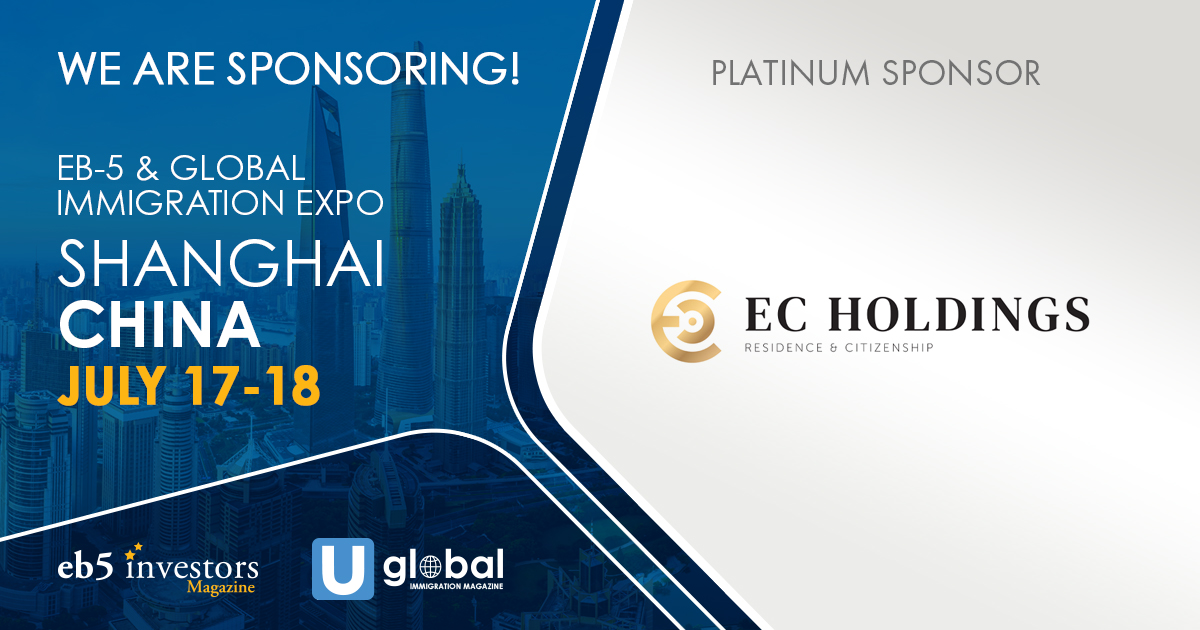 UglobalOfficial's tweet photo. We are pleased to announce EC Holdings as our platinum sponsor for the Global Immigration Expo in Shanghai, China on July 17-18! Contact us for sponsorship opportunities and tickets: https://t.co/U1ZNJwNz7n
#global #immigration #expo #ImmigrationExpoShanghai https://t.co/6G5a5ByShC
