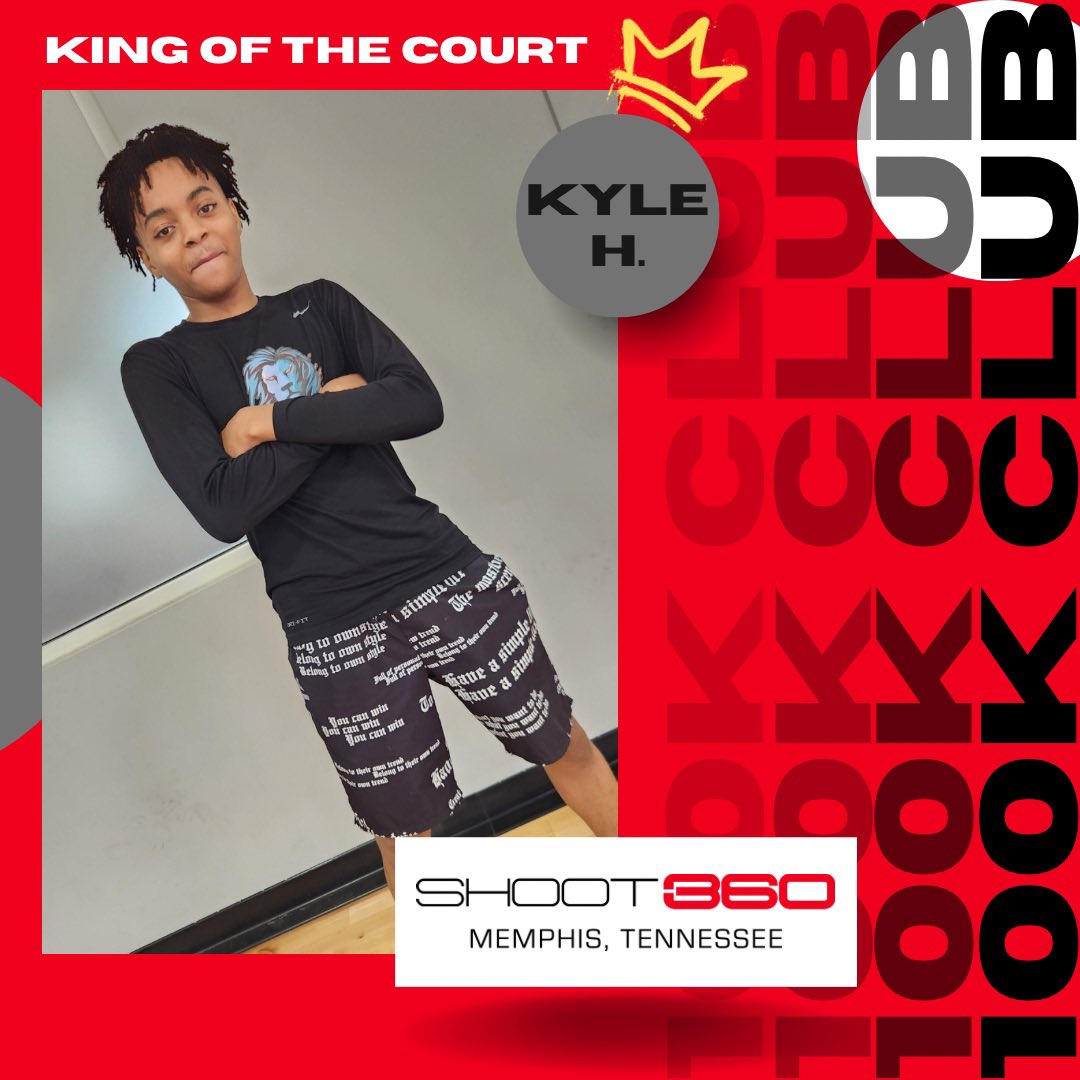 100K CLUB 👑 Congrats Kyle on being the first member of our 100K club! Keep up all the hard work 💪🏽🏀