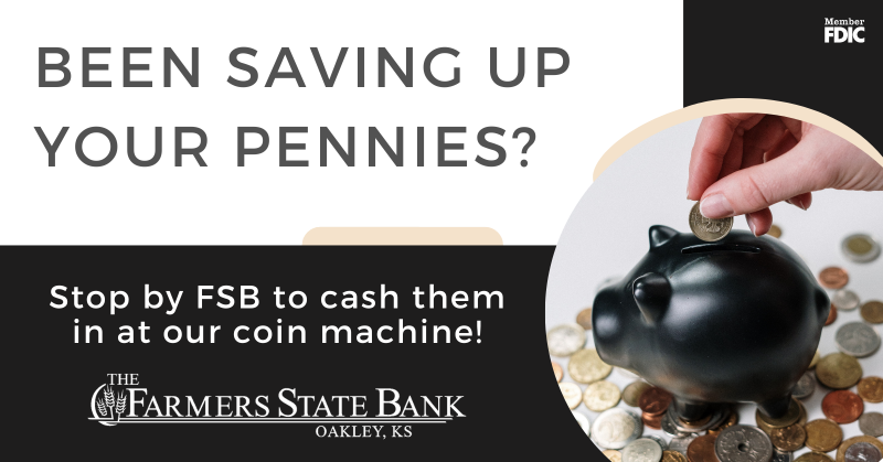 fsboakley's tweet photo. Our coin kiosk makes it quick and easy to cash in your piggy bank! Stop by our lobby weekdays from 8:30am - 4:30pm and check it out! #getcoinmoving #everycoincounts #coinmachine #coinkiosk #fsboakley #convenient https://t.co/TRu2cbb7x3