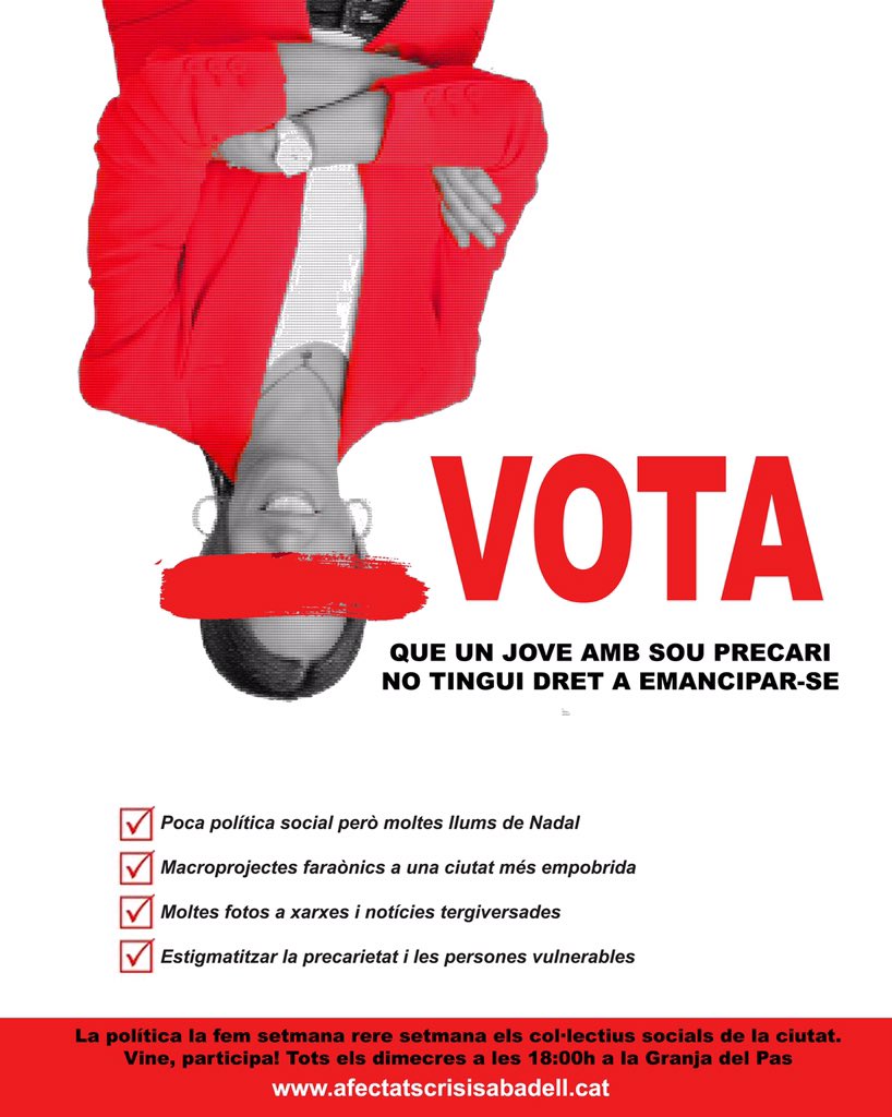 PAHC_Sabadell's tweet photo. Les seves polítiques pretenen vendre una ciutat cada cop mes empobrida al millor voltor americà per seguir garantint les seves vides per sobre de la de les ciutadanes que conformem el nostre poble
#SabadellEnMarxa
#SiSePuede
#AixíEstanLesCoses https://t.co/kOp4NznU1Y