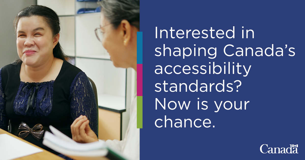 We are looking for diverse and talented Canadians to fill the role of Chair and up to six director roles on the Board of Directors of Accessibility Standards Canada. #AccessibleCanada 

Learn more and apply: ow.ly/Kjli50OwRfR