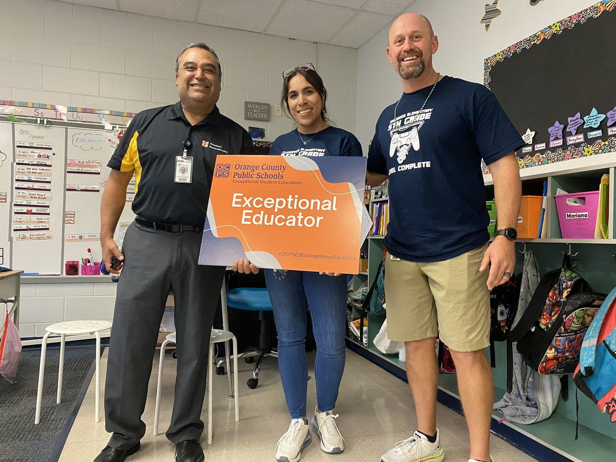 Dr Ian Gesundheit (@gesundheit_dr) on Twitter photo What a wonderful opportunity I had today to recognize Ms. Giraldo as an Exceptional Educator at Endeavor Elementary. Parents love her for her dedication to their children. <a href="/alicia_farrant/">Alicia Farrant</a> <a href="/maria_f_vazquez/">Supt_Vazquez</a> <a href="/OCPSDeputySupe/">Mike Armbruster</a> <a href="/Wendyjivory/">Wendy Ivory</a> <a href="/EndeavorES_OCPS/">Endeavor Elementary OCPS</a> <a href="/EseOcps/">OCPS ESE Behavior & Instructional Support</a> What a wonderful opportunity I had today to recognize Ms. Giraldo as an Exceptional Educator at Endeavor Elementary. Parents love her for her dedication to their children. <a href="/alicia_farrant/">Alicia Farrant</a> <a href="/maria_f_vazquez/">Supt_Vazquez</a> <a href="/OCPSDeputySupe/">Mike Armbruster</a> <a href="/Wendyjivory/">Wendy Ivory</a> <a href="/EndeavorES_OCPS/">Endeavor Elementary OCPS</a> <a href="/EseOcps/">OCPS ESE Behavior & Instructional Support</a>