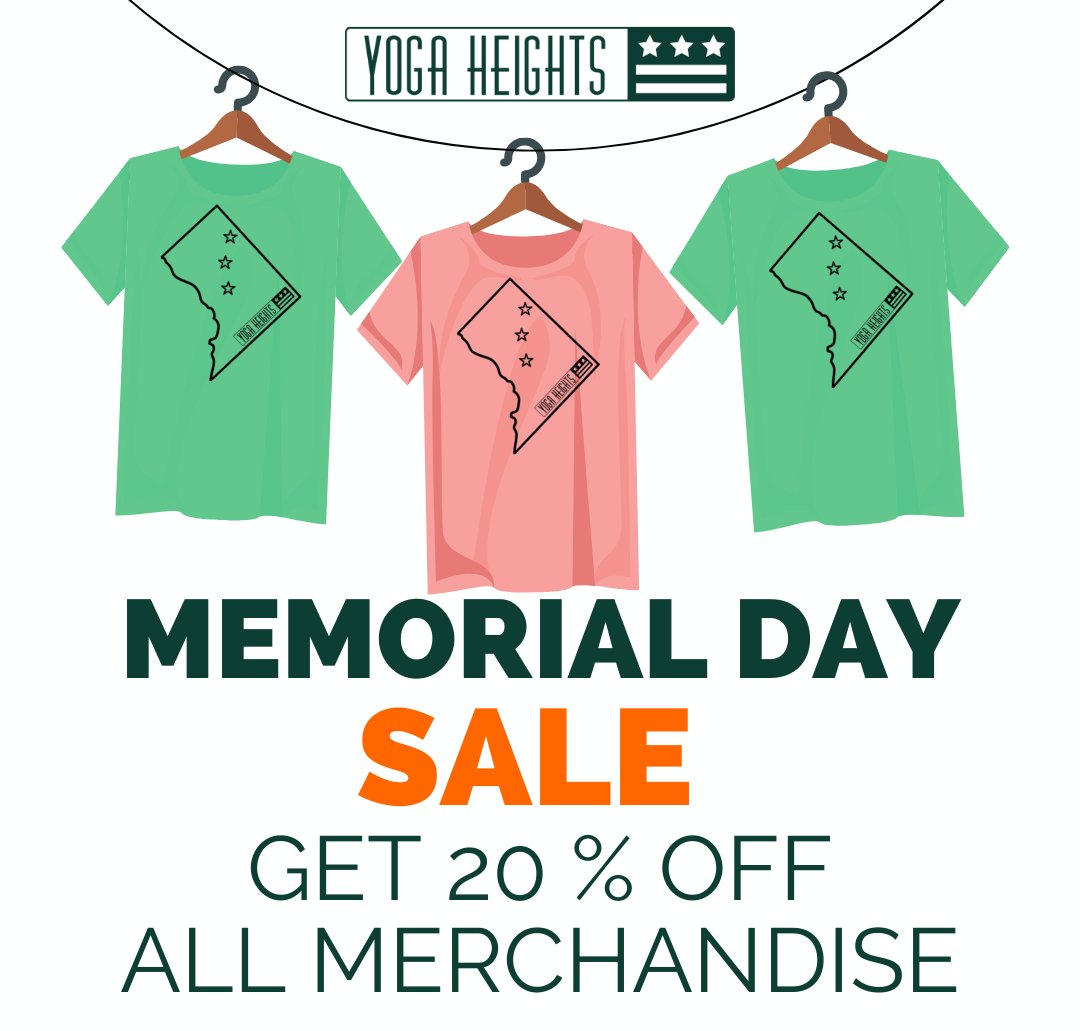 YogaHeights's tweet photo. Kick off the summer right with Yoga Heights' BIG SUMMER SALE 💥

Enjoy 20% off everything this long weekend, including class packs and memberships!

Stop by the studio to get in on the savings or use promo code SAVE20

We look forward to flowin' and growin' with you these u https://t.co/c5Xm1x4hIx