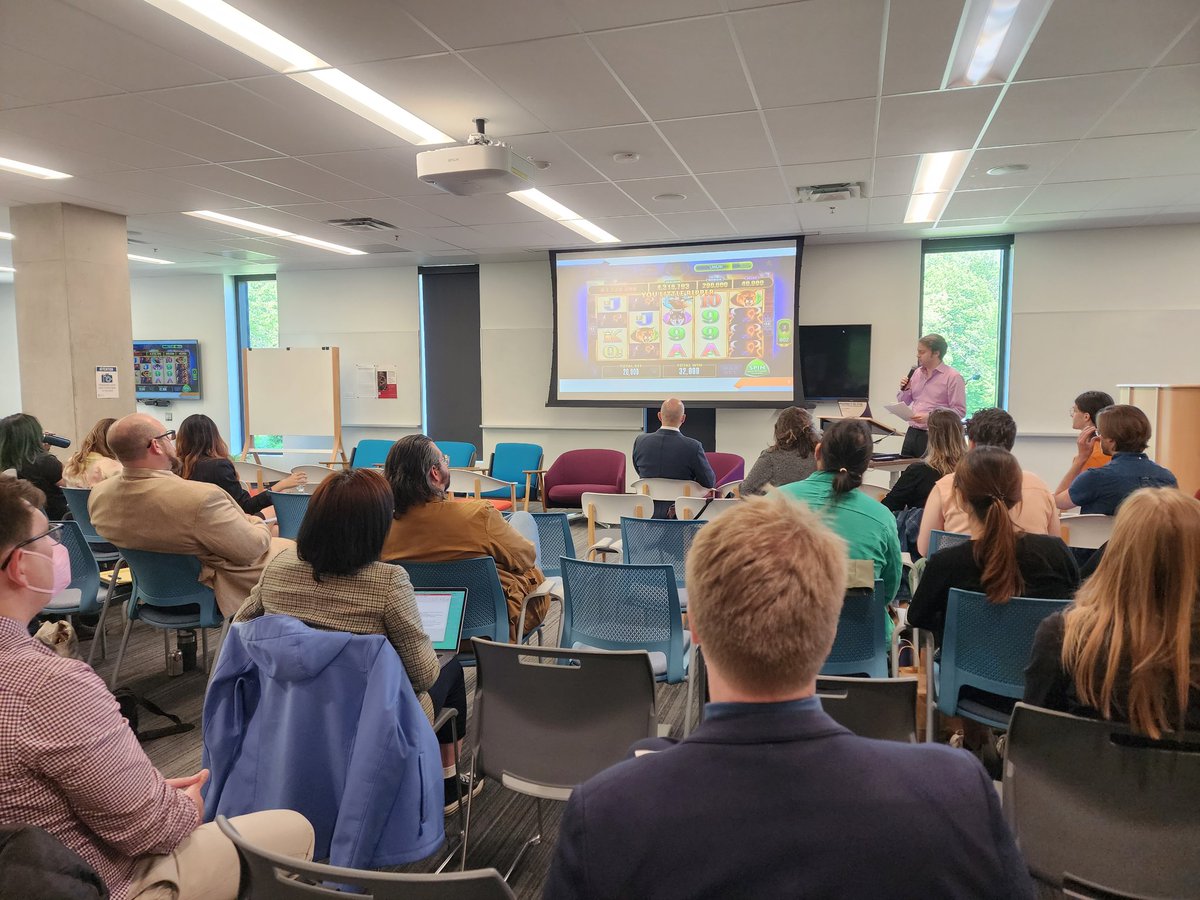 vivcsg's tweet photo. #ICA2023 @ICAGames Happening now at the preconferwnce: addiction, gaming and government regulation. https://t.co/yi2zIz6FxS