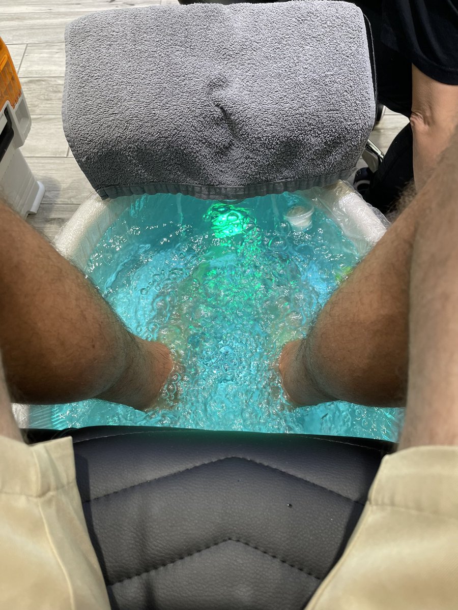 School is out and these ATs our treating ourselves today. Have a great summer Tigers!! #ATSelfCare