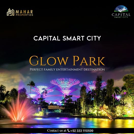 Glow Park will be a fascinating place where the fun never ends and memories are made. This park will have interactive light displays, illuminated objects, music, and multiple games: a perfect place for families and friends to spend quality time together.

#CAPITALSMARTCITY