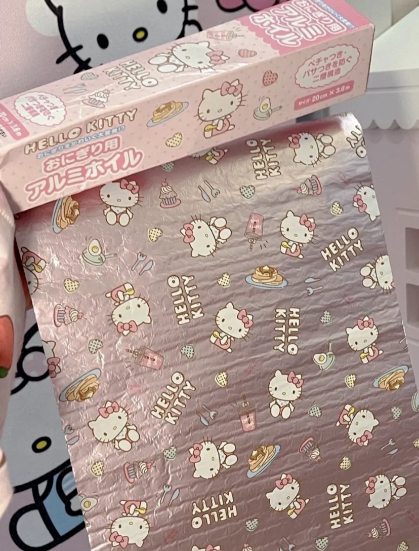 hello kitty aluminum foil