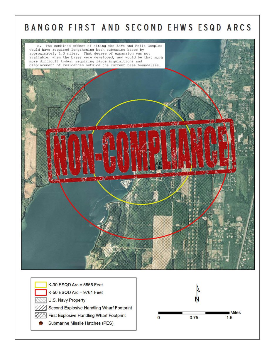 The Navy will be moving non-essential personnel out of the blast zones while loading nuclear missiles this week (at a base that's no longer in compliance w/ DoD safety standards).  At the very least, civilians deserve the same safety considerations and notices.
