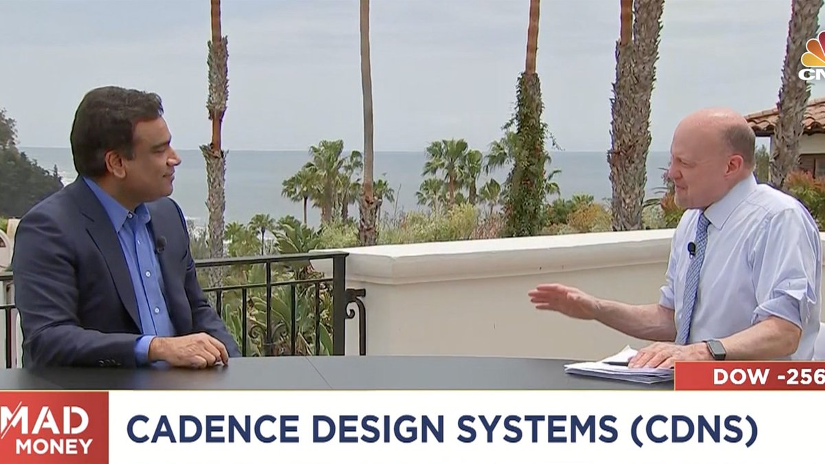 Which company does <a href="/MadMoneyOnCNBC/">Mad Money On CNBC</a>'s <a href="/jimcramer/">Jim Cramer</a> think “may be the greatest semiconductor stock you’ve never heard of, but should have”? Listen to this CNBC interview between our President &amp; CEO, Anirudh Devgan, &amp; Jim Cramer to find that out &amp; much more. bit.ly/3IHE3lr