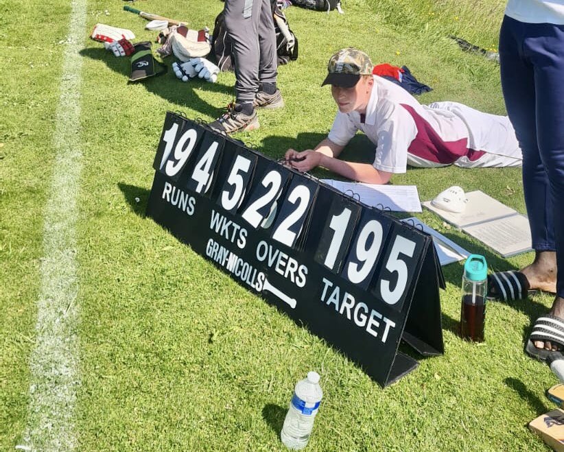 @26_engineer_regiment cricket team, captained by our very own SSgt Angel and five members from the Squadron, beat 6Bn REME yesterday by 5 wickets with 7 overs remaining.

SSgt Angel scoring 63 runs and taking 3/23 with the ball. 

🏏 ☘️ 

#idontlikecricketiloveit