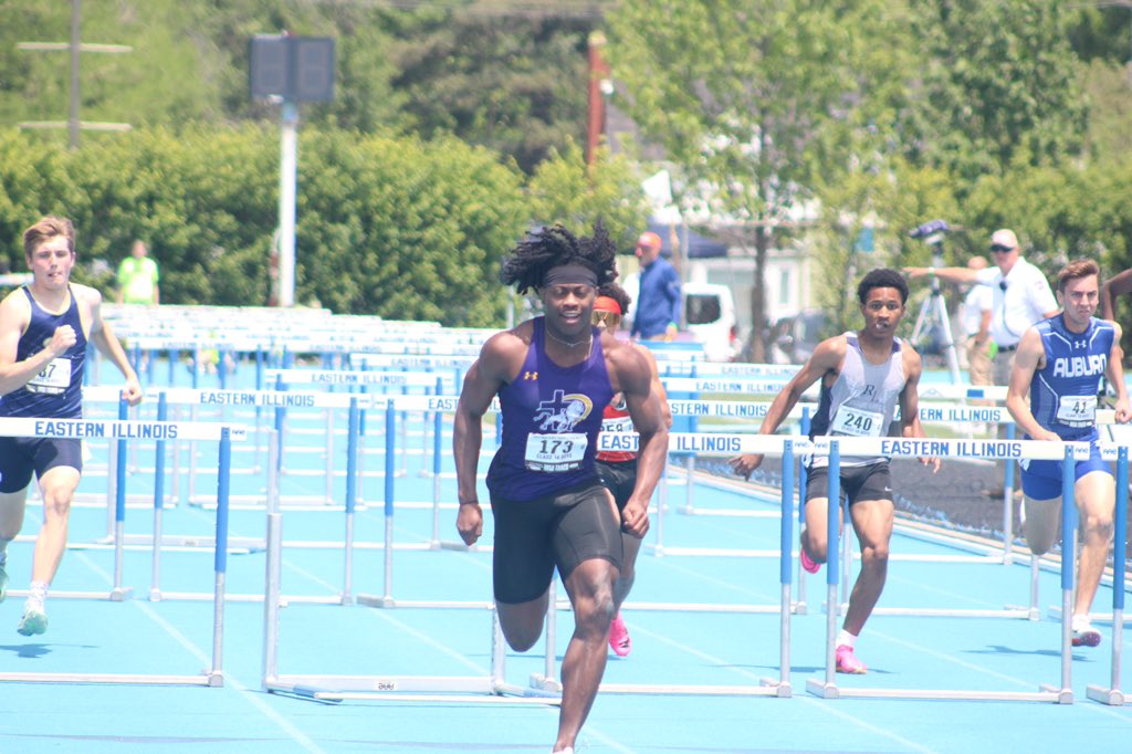 Here are your heat winners of the 110H. Daryl Okeke of Judah Christian is your leader at 14.63 #BTFState23