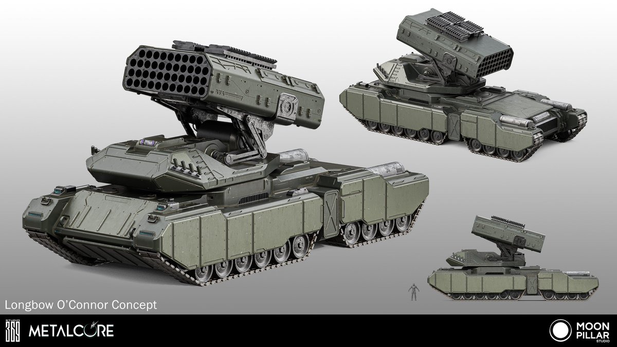 The Longbow, an armored fighting vehicle designed for <a href="/playmetalcore/">METALCORE | Let's #PlayMetalCore!</a> by our Concept Artist Max Maharit.

Art Direction - Ricky Ho <a href="/RickyHoConcepts/">Ricky Ho</a> 

#conceptart #fps #fpsgame #vehicledesign #scifiart #hardsurface