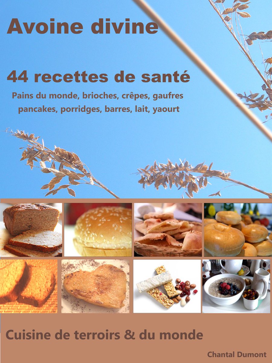 #Avoine 44 #recettes de #santé #pains #brioches #crêpes #gaufres #pancakes #porridges #lait #yaourt #kobo kobo.com/fr/ca/ebook/av… #idée #cadeau #dernièreminute #téléchargement #immédiat #SaintValentin