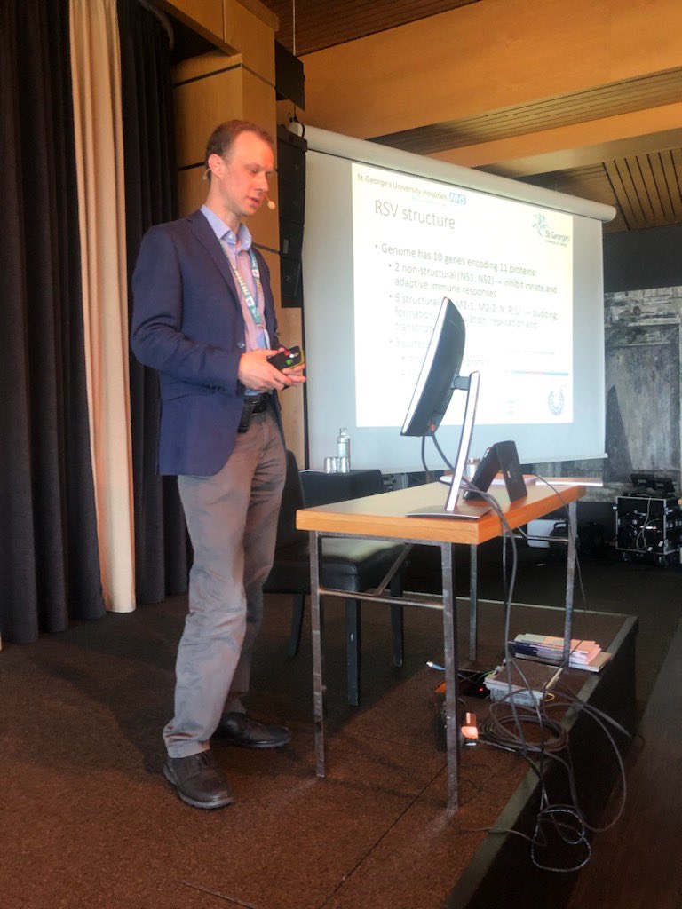 Väldigt glada över att ha fått hit <a href="/sbdrysdale/">Simon Drysdale</a> 🇬🇧 till #barnveckan2023 <a href="/hoteltylosand/">Hotel Tylösand</a> 🇸🇪 för att presentera om nya förebyggande behandlingsmöjligheter vid #RSV. Framtiden är ljus. #svmed <a href="/Folkhalsomynd/">Folkhälsomyndigheten</a>